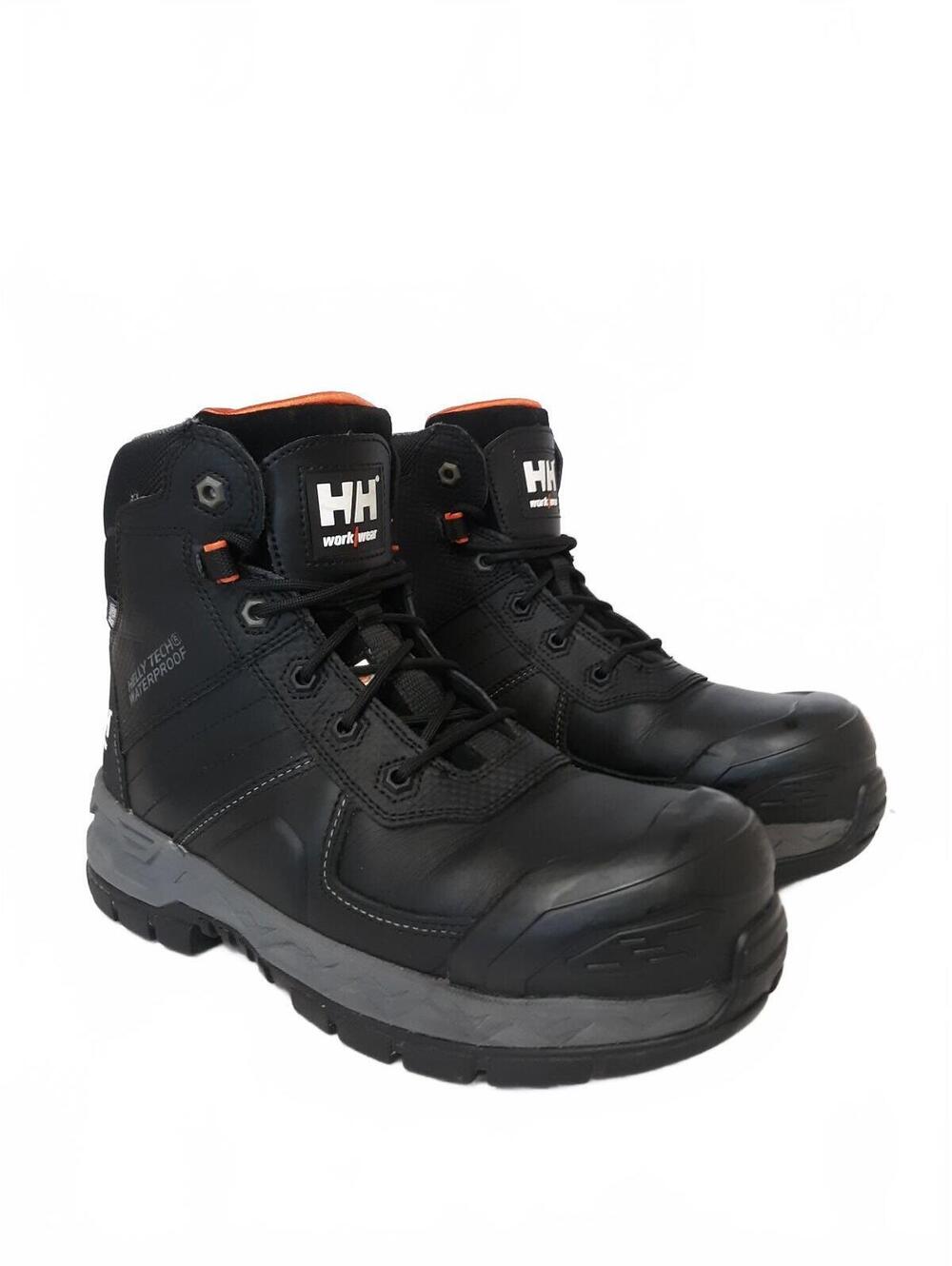 Helly Hansen HHS243002 Men 8 M Black Waterproof Composite Toe Work Boots